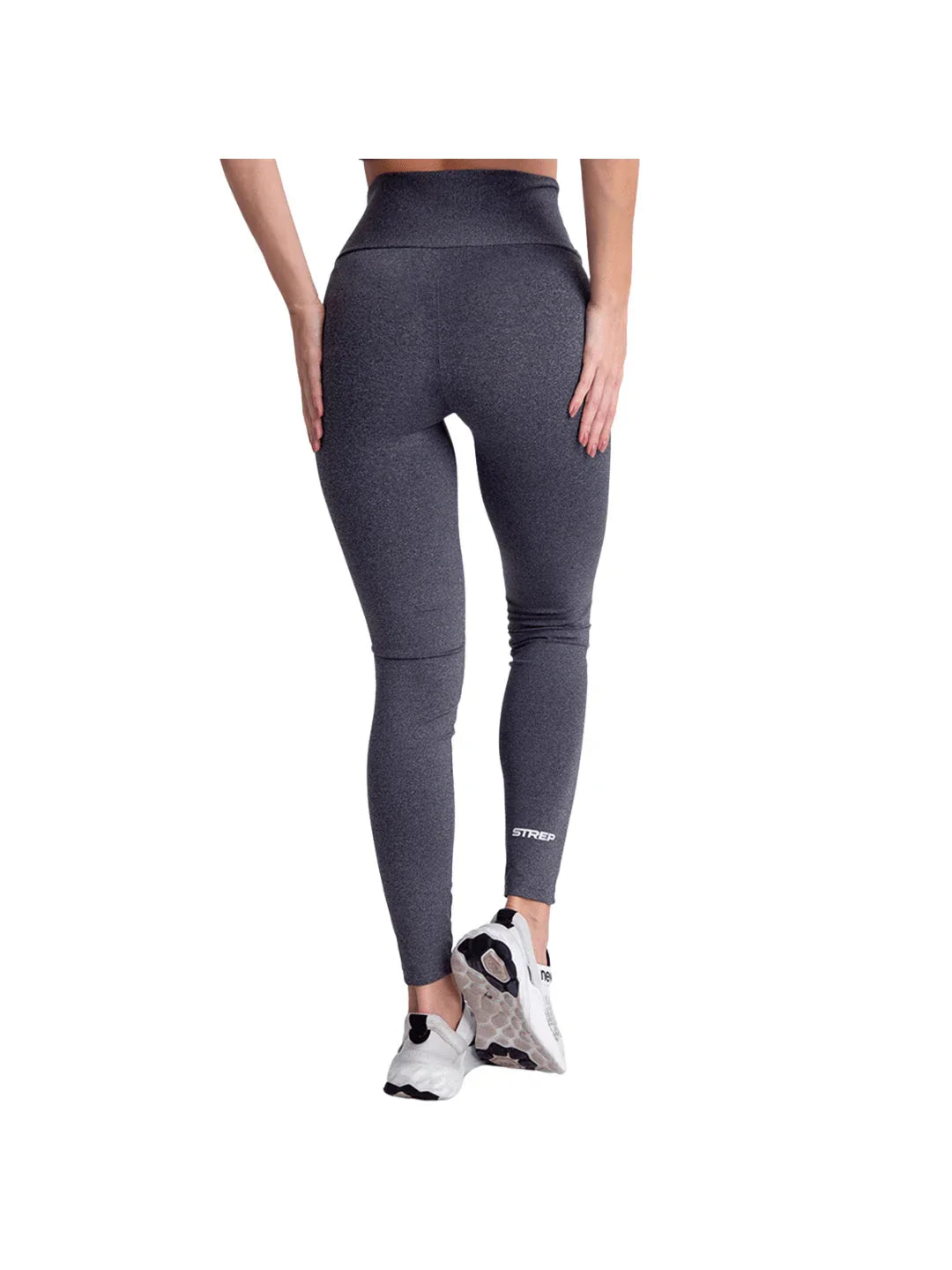 Conjunto Fitness Top e Legging Academia Feminino - Cinza