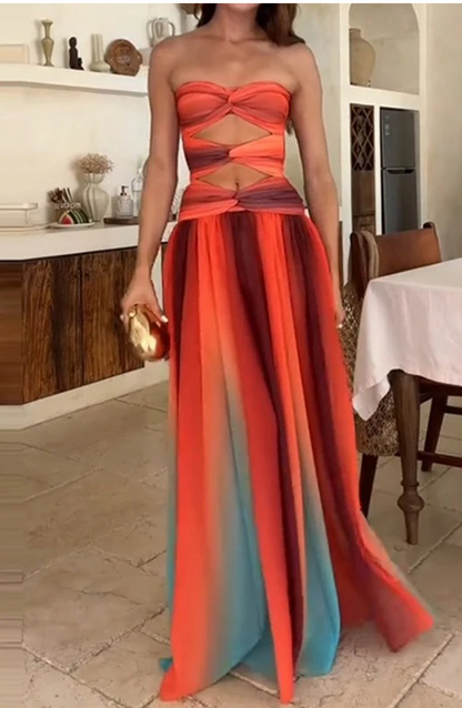 Vestido Longo Ombre Elegance