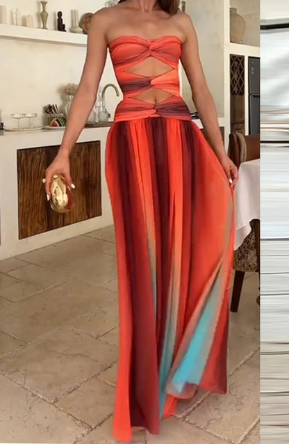 Vestido Longo Ombre Elegance